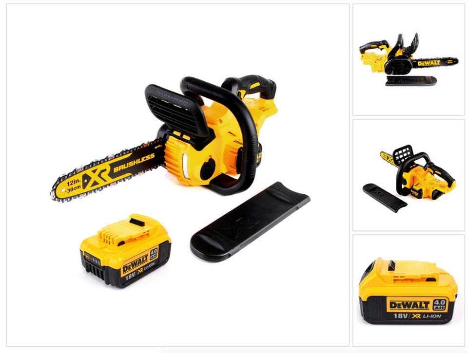 DeWalt Akku-Kettensäge DCM 565 N Akku Kettensäge 18V + 1x Akku 4,0 Ah